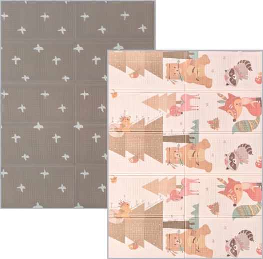 Nanna foldable double-sided foam play mat 200 × 150 cm bear
