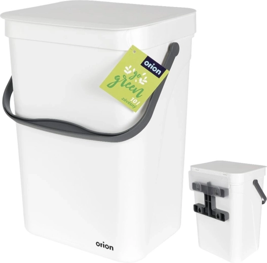 Hanging Trash Bin 10 l Orion – white