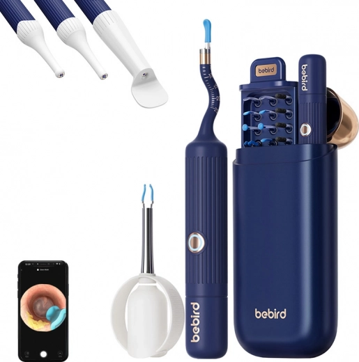 Otoskopas su kamera Bebird EarSight Plus (mėlynas)