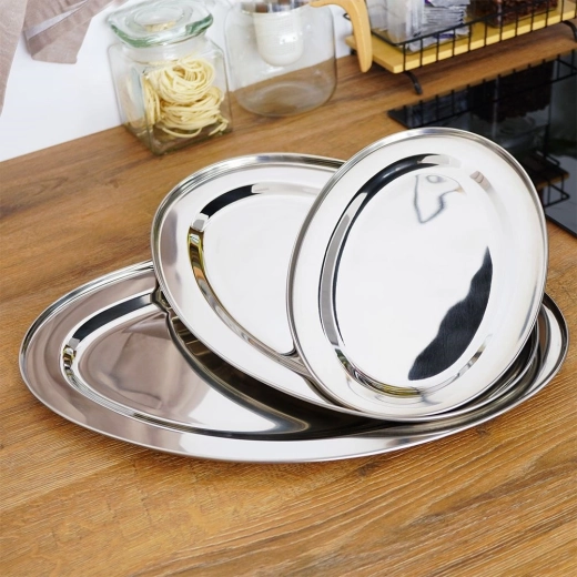 Polished stainless steel