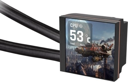 Didelis 3,95" LCD ekranas stebėsenai ir stiliui