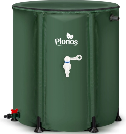 Cleaner rainwater thanks to the top inlet with mesh filter