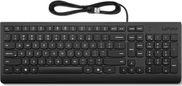 Full-size layout and USB connection