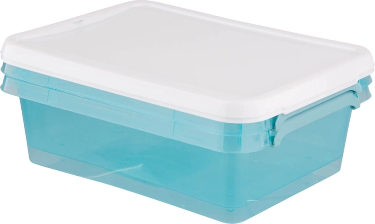 Practical lid with clips for secure closure