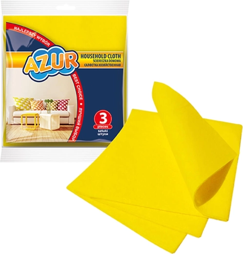 AZUR Viscose Cloths 35 × 30 cm, 3 pcs
