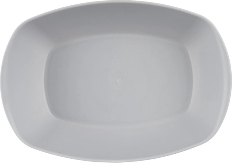 Sandy Grey Oval Serving Plate 17 × 12 cm