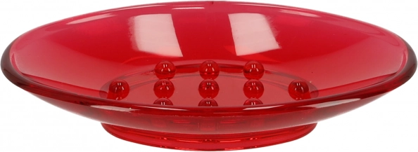 Plastic Soap Dish, Soap Dish - Red