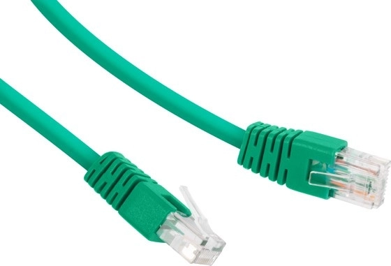 UTP Cat.6 network patch cable, 2 m, green