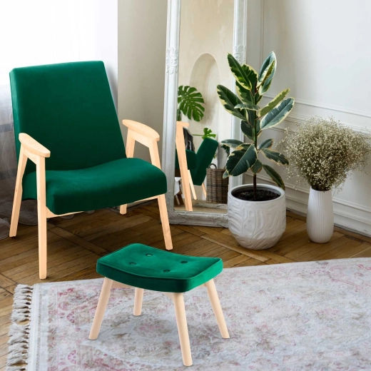 Stilingas priedas prie fotelio ir moderniam kampeliui