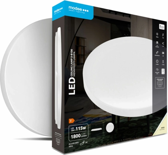 Modee Lighting LED ceiling light B106, round 18 W, 4000 K, 1850 lm