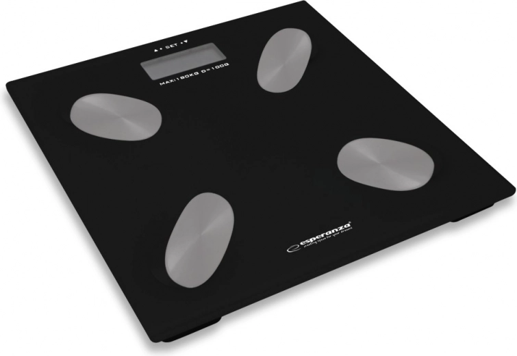 Analytical Personal Scale with Body Fat Measurement Esperanza CHA-CHA – Digital bathroom scale with body fat measurement