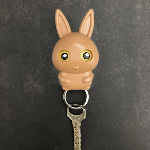 Key rack - brown rabbit