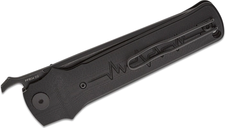 Durable G10 handle and discreet clip