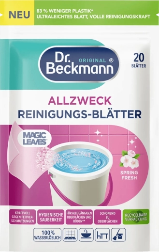 Universalios valymo servetėlės DR. BECKMANN Spring Fresh, 20 vnt.