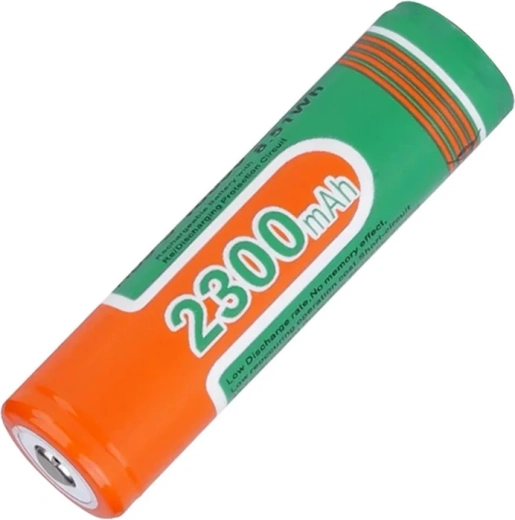 Superfire įkraunama Li-Ion 18650 2300 mAh baterija su PCB apsauga