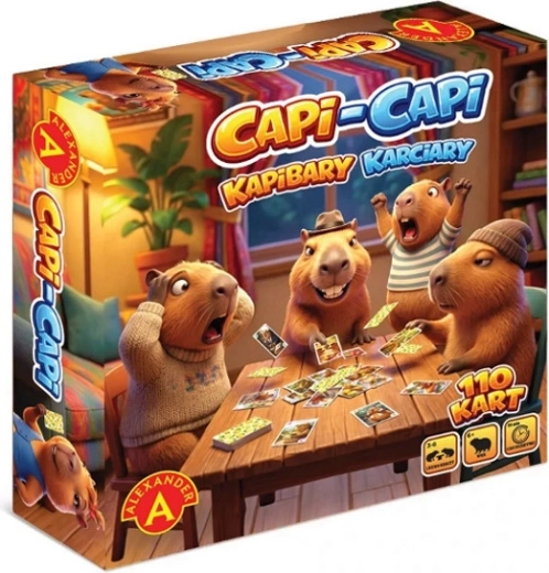 Capi-Capi – capybaras playing cards