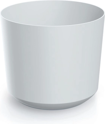 Tubo Flower Pot 12.8 cm White