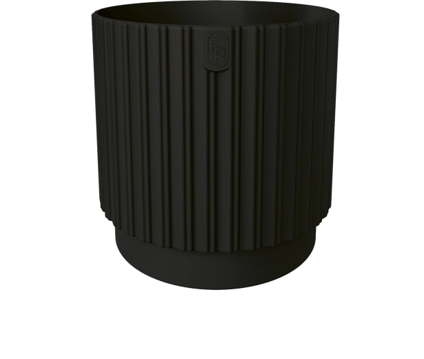 Mika Petit Eco Recycled Flower Pot 22 cm black