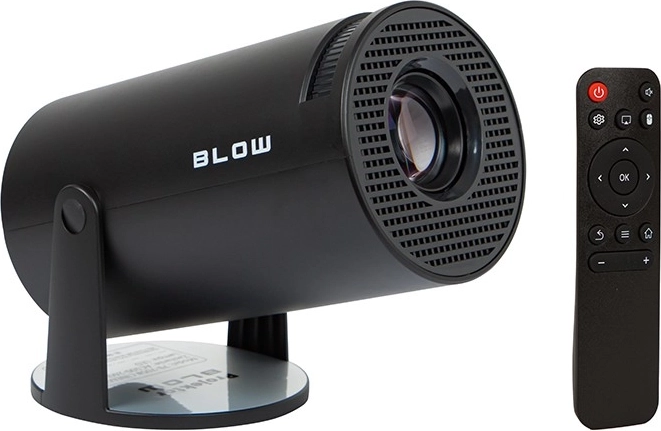 Nešiojamas projektorius BLOW Android TV HD Cinema, juodas