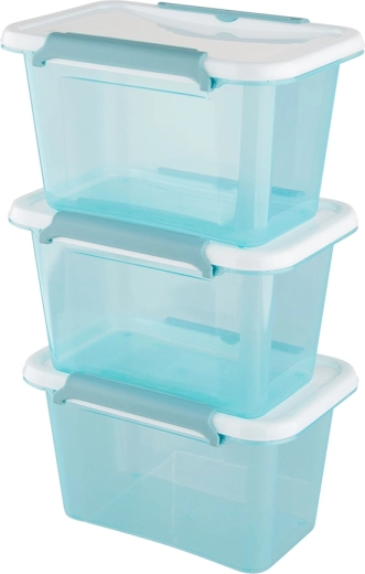 Snap-on lid with side clips