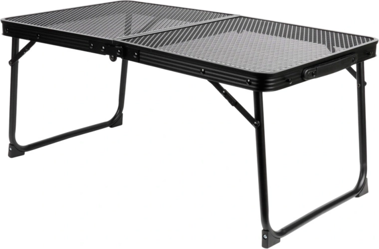 Durable perforated tabletop and stable legs