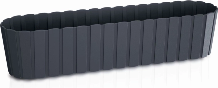 Plastikinis lovelis Boardee Case, antracito spalvos, 58,7 cm