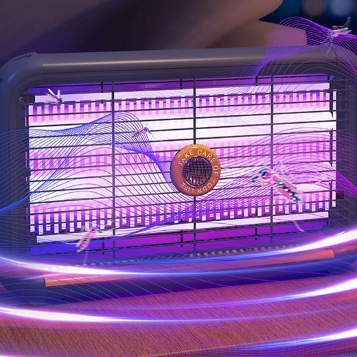 UV LED pritraukia vabzdžius, grotelės juos eliminuoja