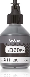 Juodas rašalas BROTHER BTD60BK 7500 psl. DCP/MFC spausdintuvams