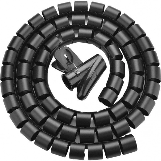 Ugreen cable organizer and cable cover 3 m, black