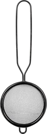 ORION stainless steel strainer black Ø 7 cm