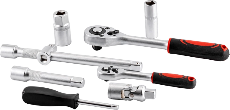 Complete equipment for working with fasteners