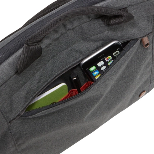 Quick-access front pocket for small items