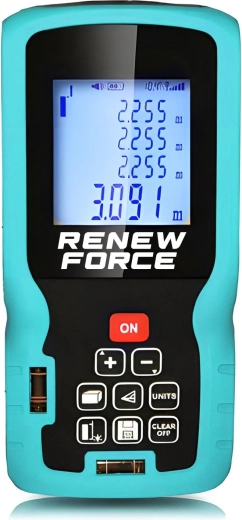 Accurate measuring up to 50 m