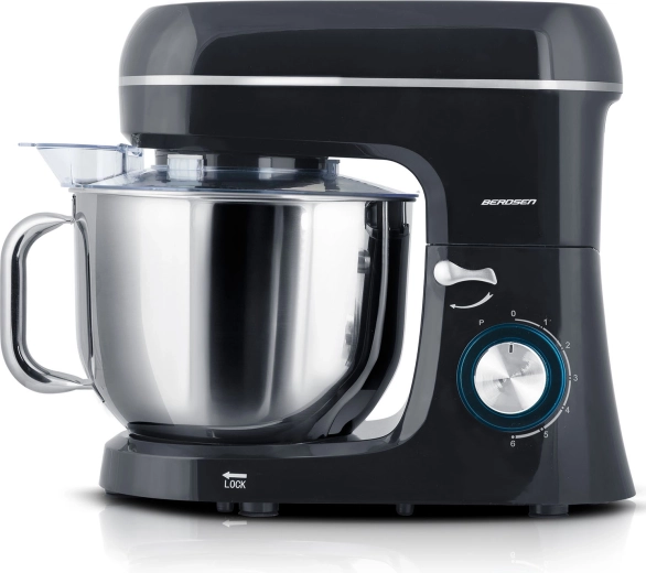 6 L stainless steel bowl and splash guard