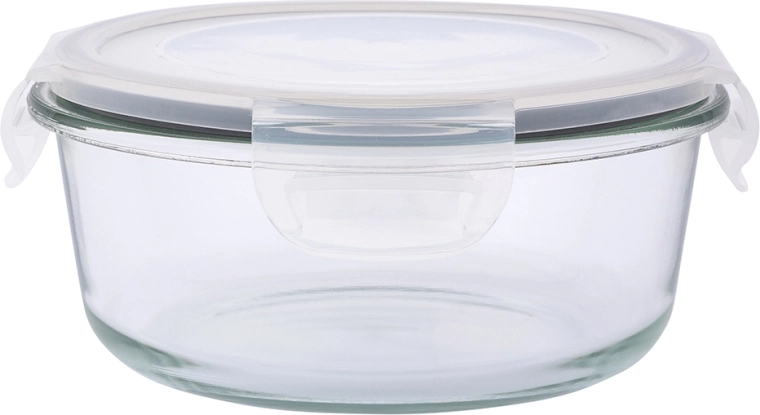 Fresh round food container with lid 0.6 l