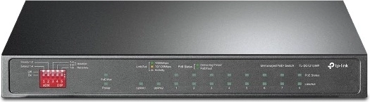 Gigabit desktop switch with 10 ports, PoE+ and SFP