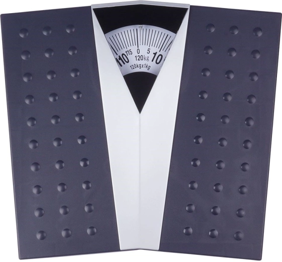 Aiškus analoginis ciferblatas iki 120 kg