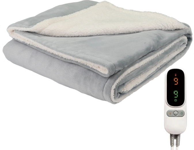 Elektrinė šildoma antklodė CozyHeat 160 W, pilka