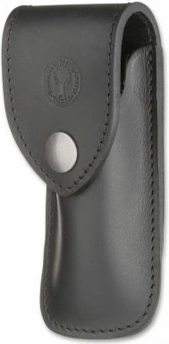 Böker Manufaktur Solingen small leather knife sheath up to 11 cm, black