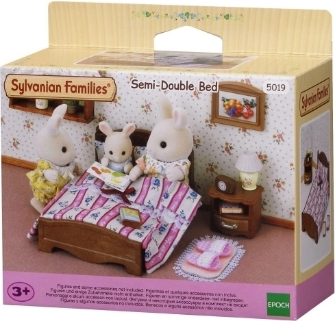 Dvigulė lova su naktiniu staliuku SYLVANIAN FAMILIES