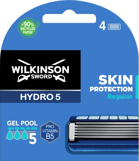 Wilkinson Hydro 5 Skin Protection pakaitinės galvutės 4 vnt.