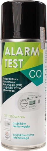 Test gas for carbon monoxide and cigarette smoke detectors (Firesco)