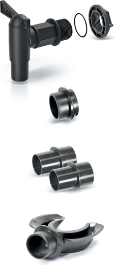 Accessory set for rainwater barrels ICANSET 3 (5 pieces)