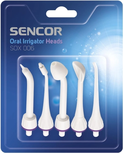 Sencor SOX 006 atsarginiai antgaliai burnos irigatoriui SOI 1x