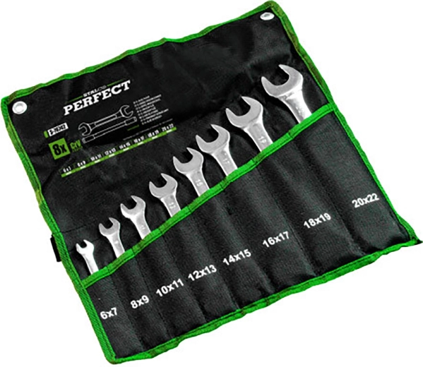 STALCO Polished Wrench Set 6–32 mm (12 pcs)