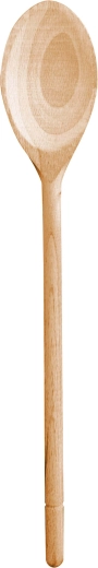 Wooden Oval Spoon 40 × 5.5 cm from Beech Wood