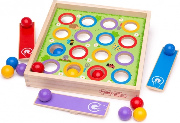 Medinis stalo žaidimas „Kloboučku hop“ BIGJIGS TOYS