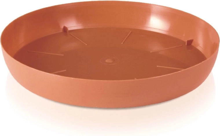 Plastic saucer for flower pot Terra 13.5 cm terracotta