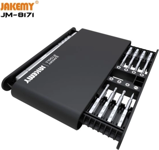 Jakemy professional precision tool set 17-in-1 (discounted – Pentalobe 0.8 bit missing) - 1 piece