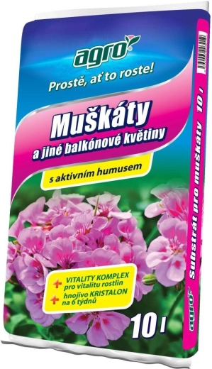 Substrate for Geraniums 10 L Agro